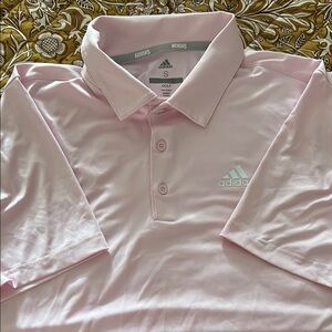Adidas Pink Golf Polo Shirt